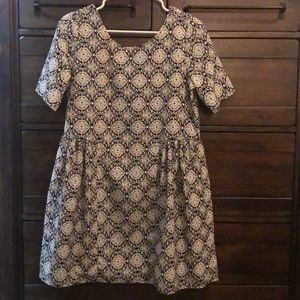 flowy skirt - sleeved dress